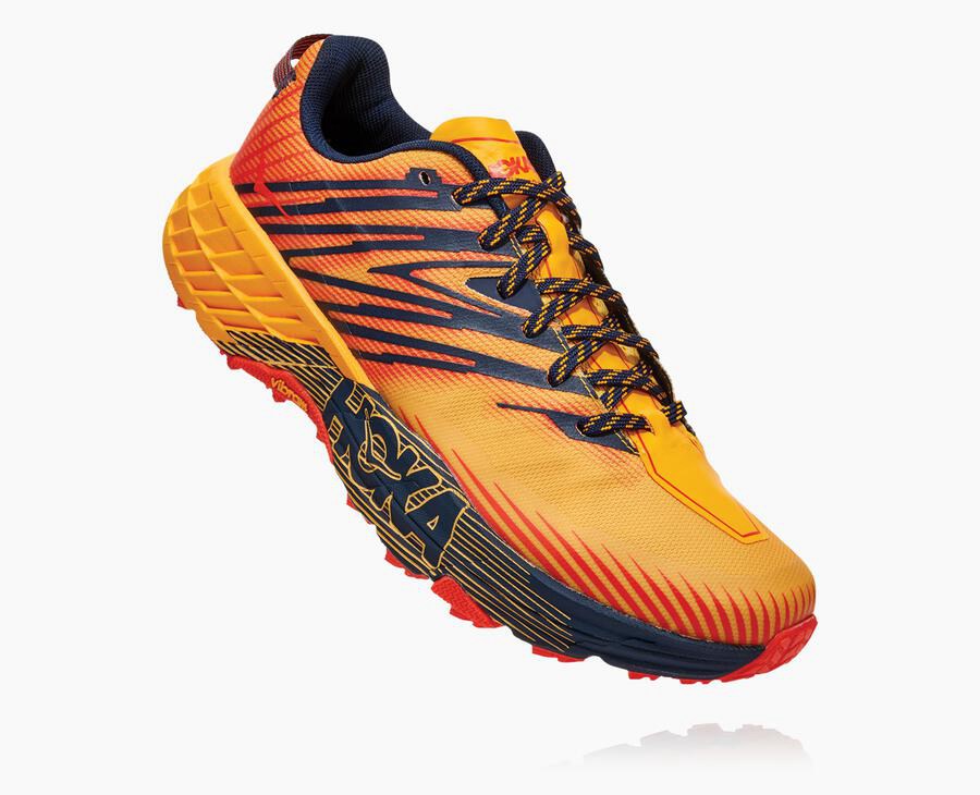 Hoka One One Trainers Mens Orange - Speedgoat 4 - 51936YFOH